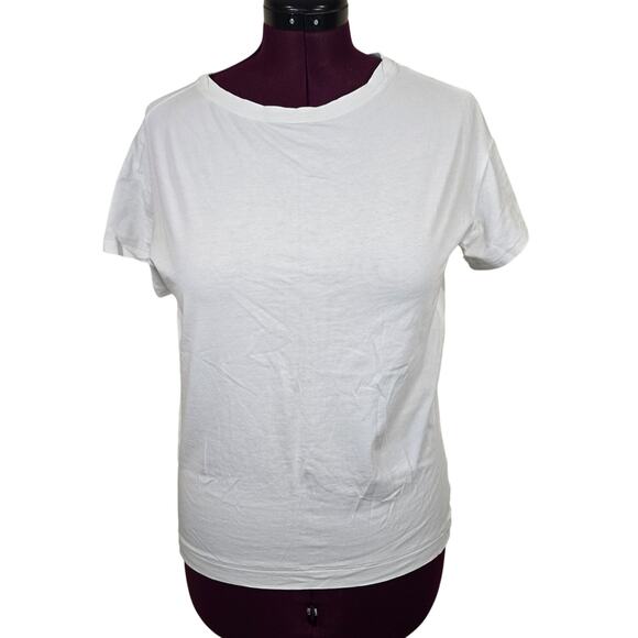 Women's Spanx White Short Sleeve Tee | Size Small - Picture 1 of 8